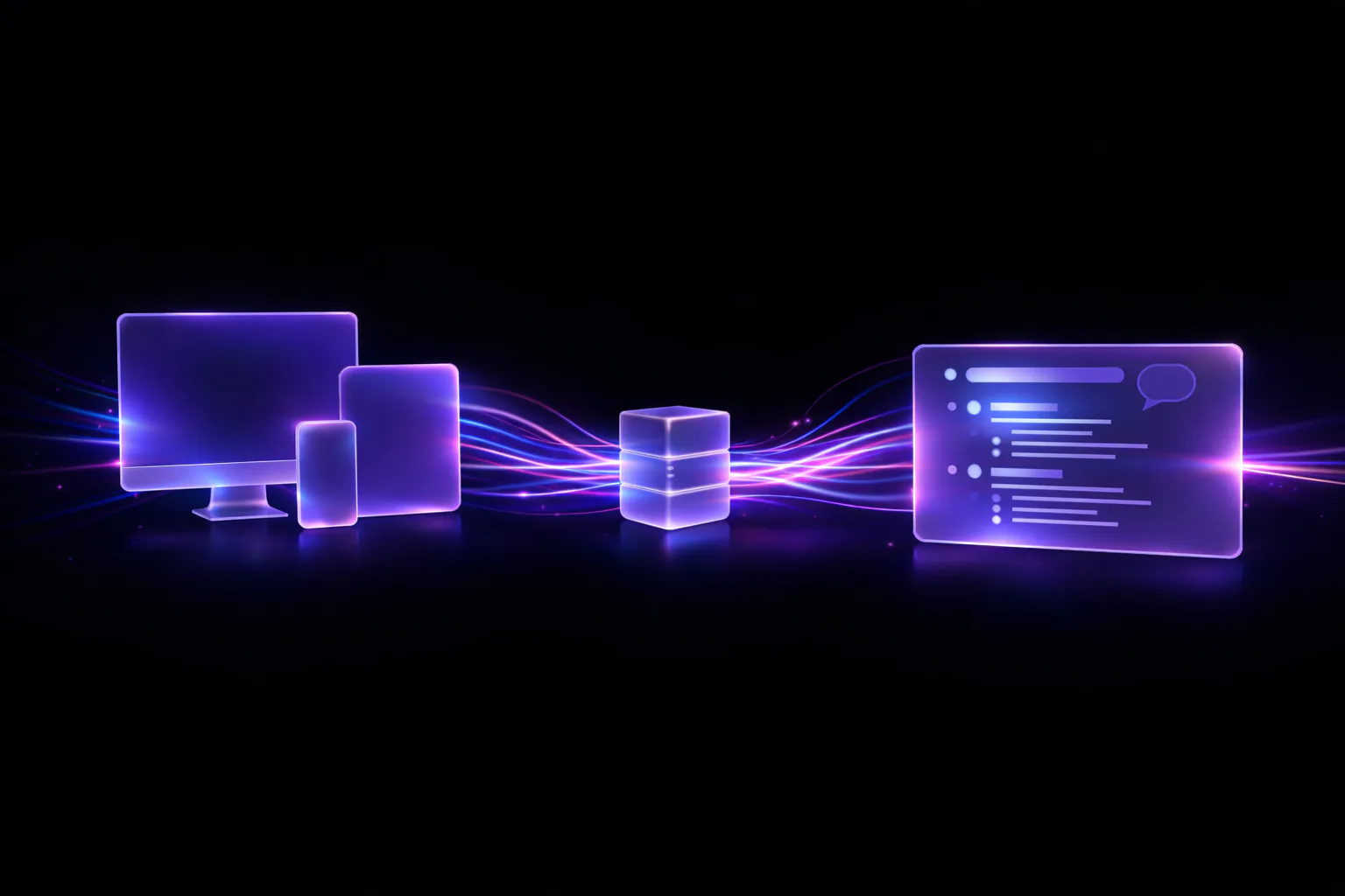 Server browser access timeline and chat view for pinakea